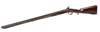 Lot 266 - An early 19th century percussion cap firing sporting gun
