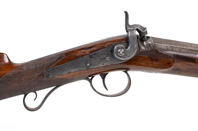 Lot 266 - An early 19th century percussion cap firing sporting gun
