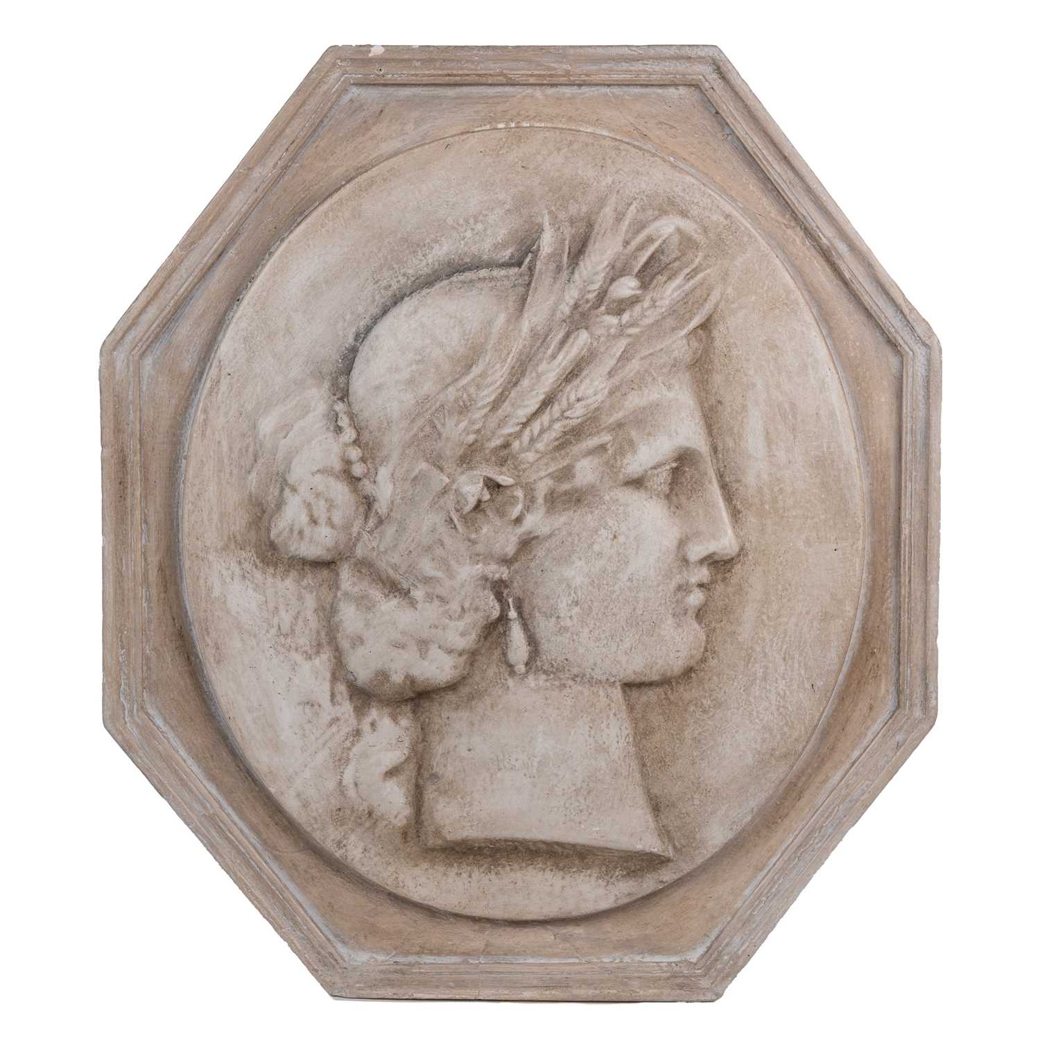 Lot 420 - A French museum copy of a Greco-Roman plaque