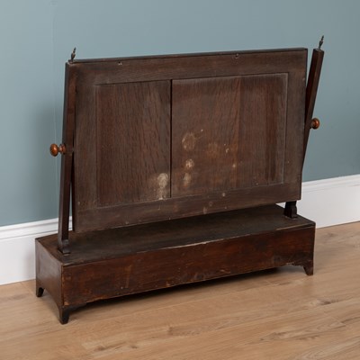 Lot 298 - A 19th century mahogany dressing table mirror