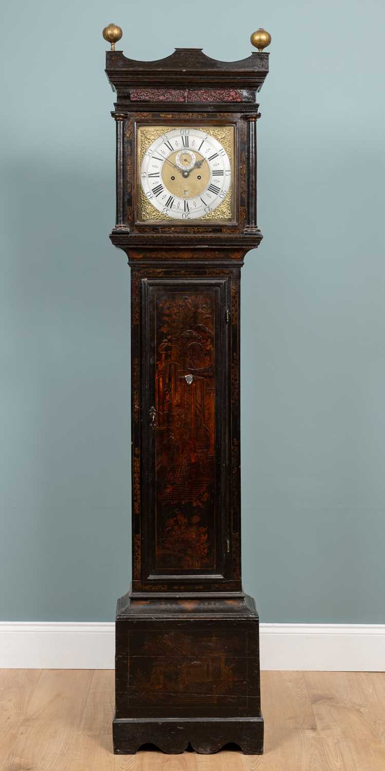 Lot 1236 - An 18th century longcase clock by Thomas Utting of Yarmouth