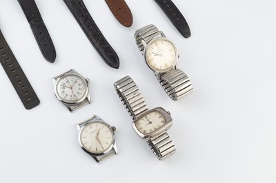 Lot 260 - A collection of wristwatches and watch heads,...