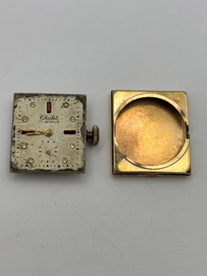 Lot 248 - A gold cased automatic wristwatch by Garrard,...