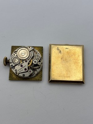 Lot 248 - A gold cased automatic wristwatch by Garrard,...