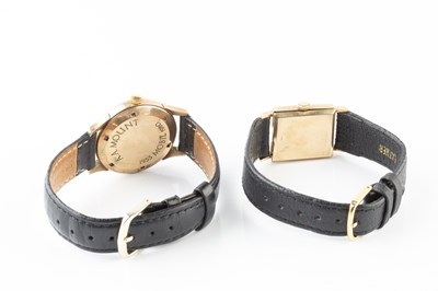 Lot 248 - A gold cased automatic wristwatch by Garrard,...