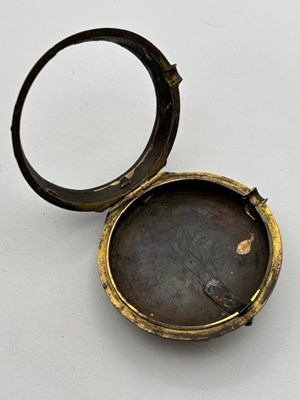 Lot 271 - A pair case pocket watch, the possibly 18th...