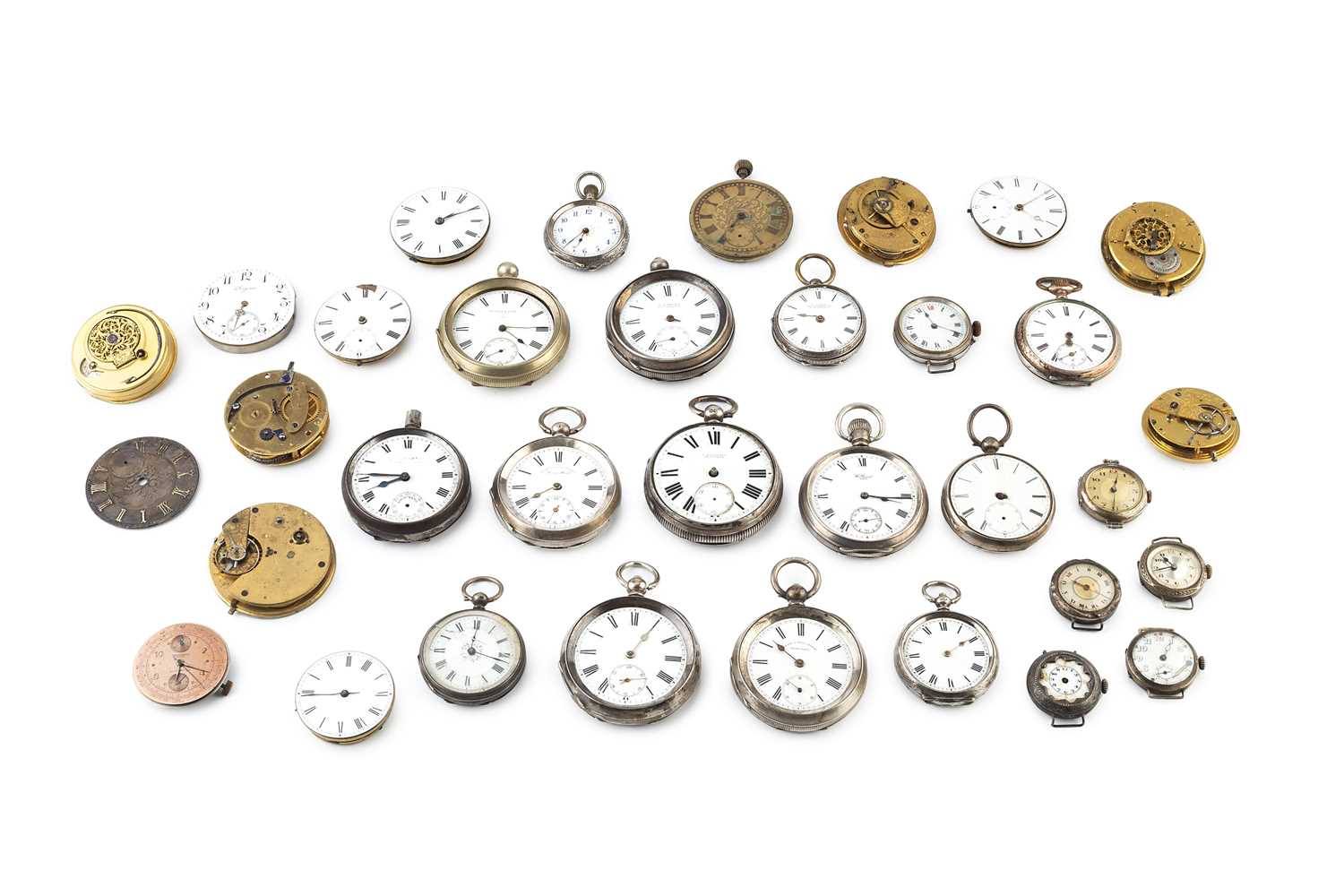 Lot 286 - A collection of assorted watches, dials,...