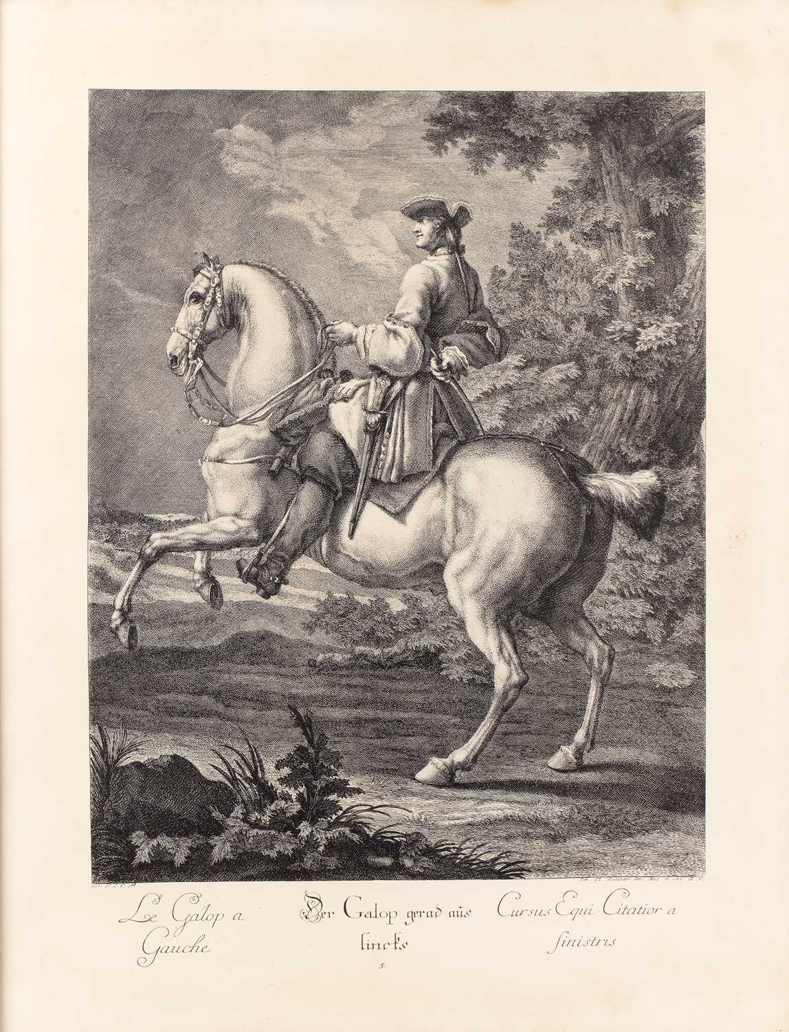 Lot 166 - Johann Elias Ridinger Equestrian subjects, a...