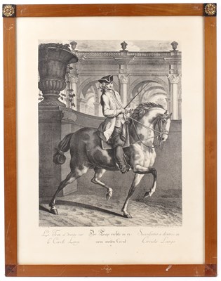 Lot 166 - Johann Elias Ridinger Equestrian subjects, a...