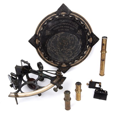 Lot 185 - A 19th century Whitfield and Hakes brass...
