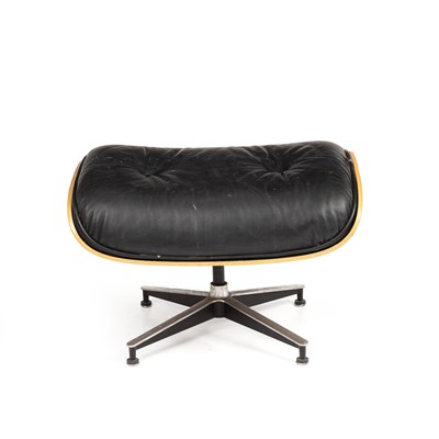 Lot 938 - Charles and Ray Eames for Vitra Ottoman black...