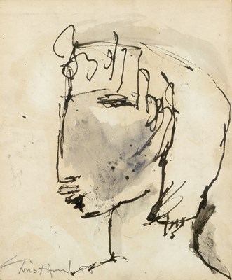 Lot 243 - John Christoforou (1921-2014) Head, 1955...