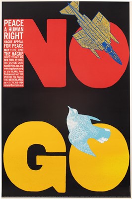 Lot 24 - Seymour Chwast (b.1931) NO GO (Hague appeal...