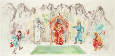 Lot 313 - Chris Orr (b.1943) Suicide with a Golden Brick...