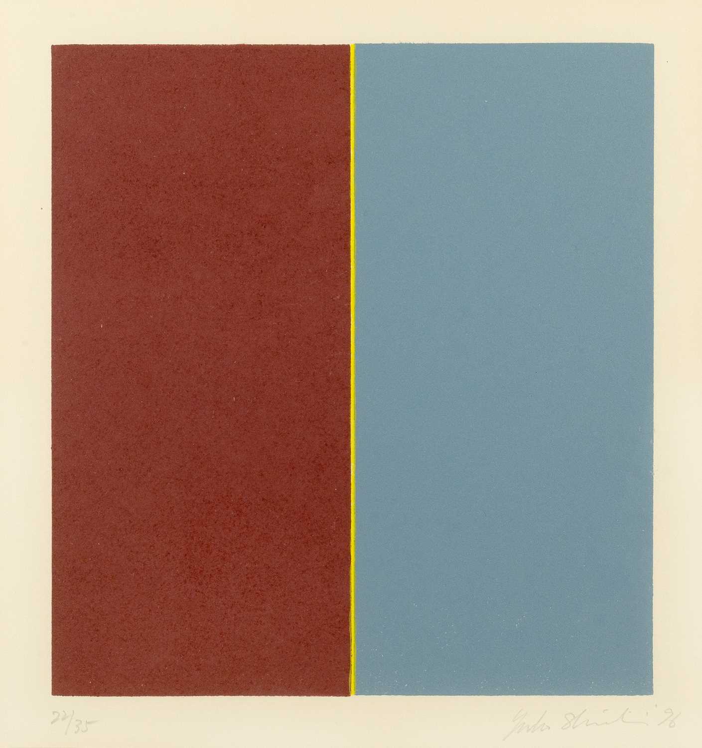 Lot 6 - Yuko Shiraishi (b.1956) Red and Blue...