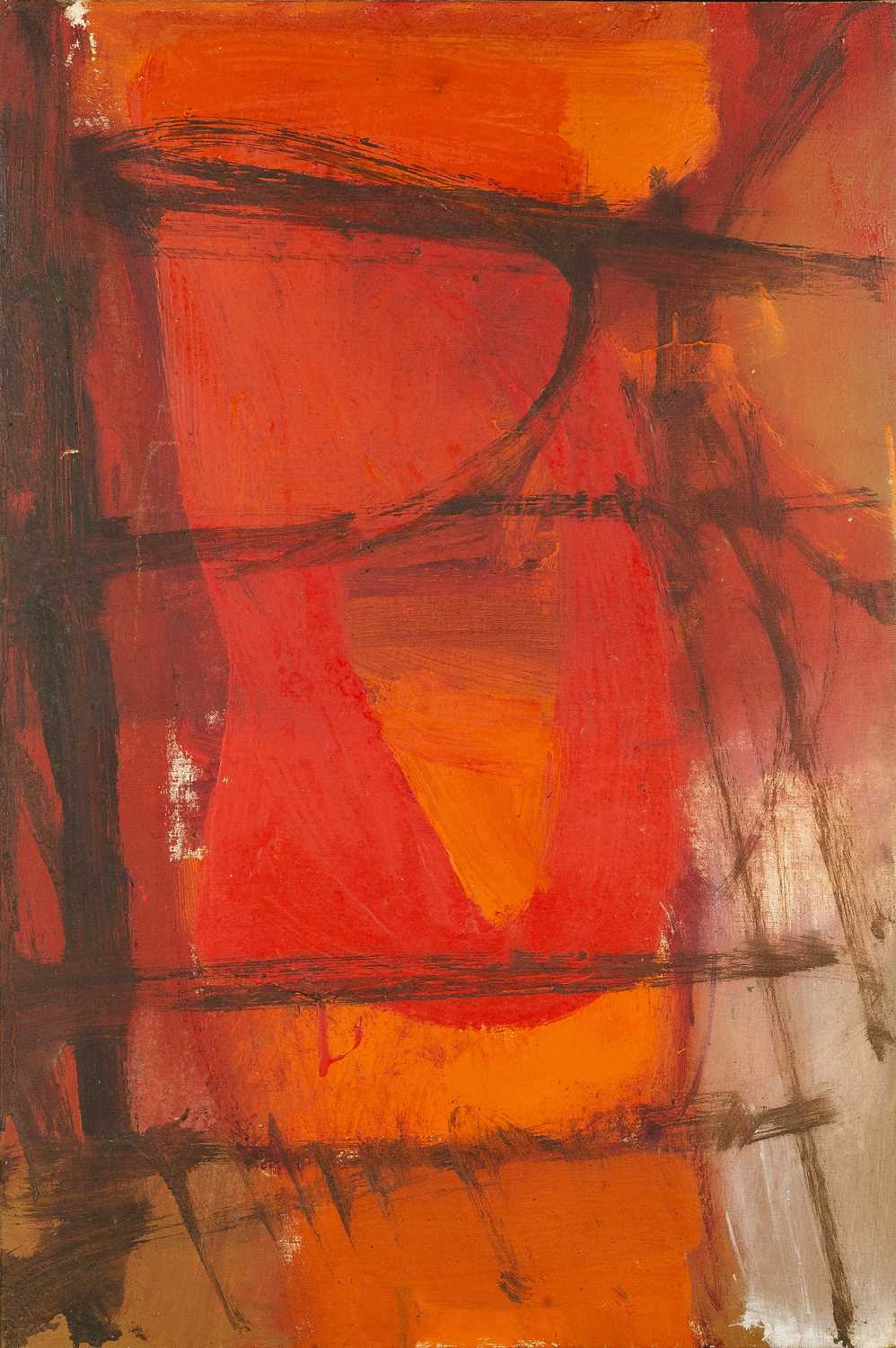 Lot 2 - Albert Irvin (1922-2015) Rondo with Reds...
