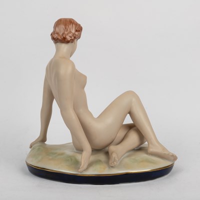 Lot 1361 - A Royal Dux Bohemia porcelain figure