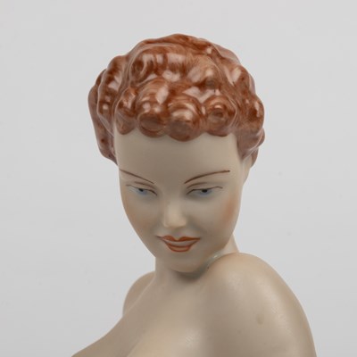 Lot 1361 - A Royal Dux Bohemia porcelain figure