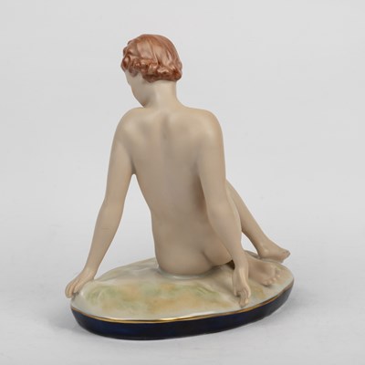 Lot 1361 - A Royal Dux Bohemia porcelain figure