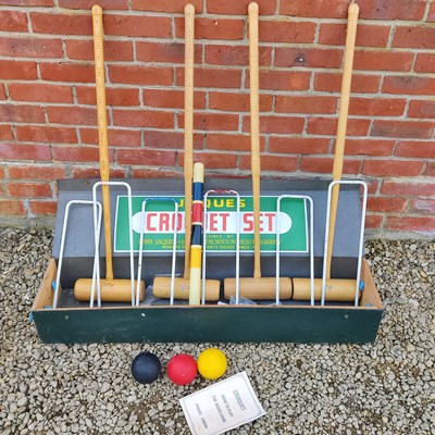 Lot 1553 - A Jaques croquet set