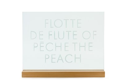 Lot 900 - Ian Hamilton Finlay (1925-2006) Flotte de...