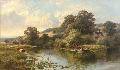 Lot 208 - William Wallor Caffyn (1845-1898) Summertime...