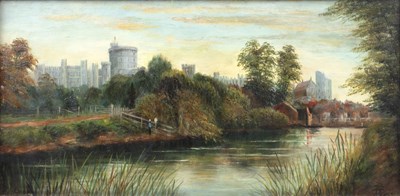 Lot 210 - A. P. Payne (19th century) Windsor Castle from...