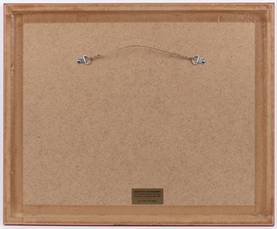 Lot 213 - Knopf (20th century) Fishing boats by a jetty,...