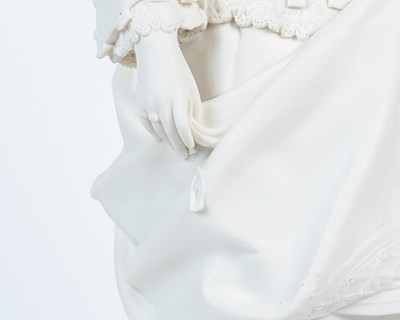 Lot 527 - A Minton Parian figure of Lady Constance Grosvenor, c.1854