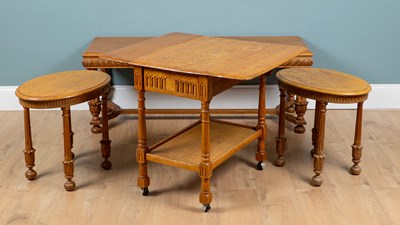 Lot 295 - A group of four pieces of occasional furniture