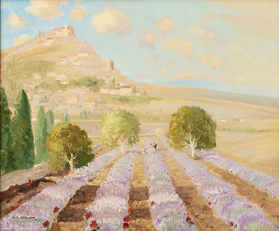 Lot 175 - Gordon Clifford Barlow (1913-2004) Lavender...