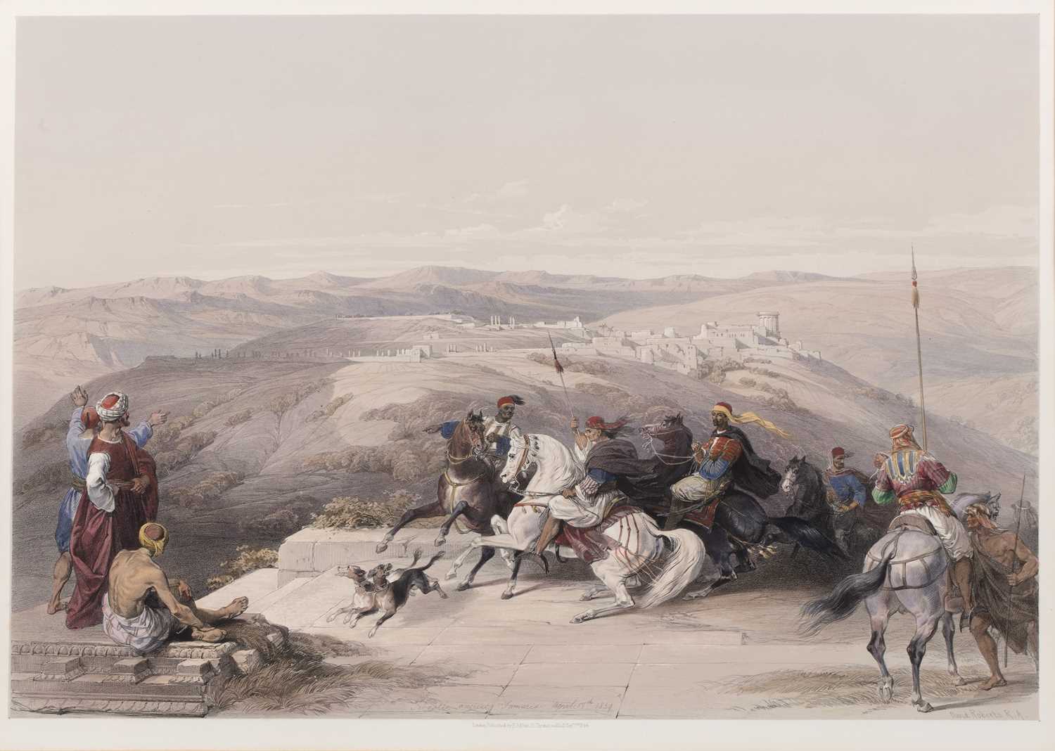 Lot 218 - After David Roberts Savaste, ancient Samaria,...