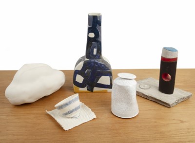 Lot 340 - Collection of studio pottery and ceramics...