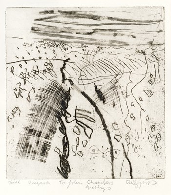 Lot 170 - Anthony Gross (1905-1984) Tuscan Vineyard...