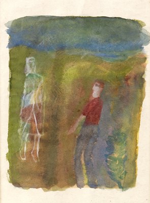 Lot 263 - Michael Rees (b.1962) 'Dark figure or God Head'...