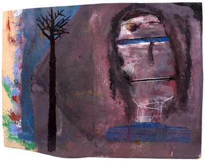 Lot 263 - Michael Rees (b.1962) 'Dark figure or God Head'...