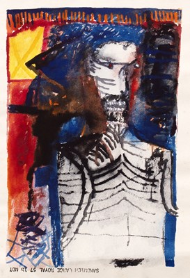 Lot 263 - Michael Rees (b.1962) 'Dark figure or God Head'...