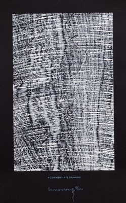 Lot 399 - Richard Long (b.1945) A Cornish Slate Drawing,...