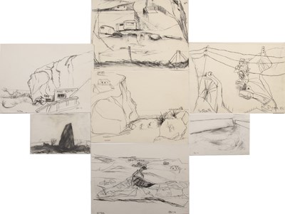 Lot 383 - Julian Dyson (1936-2003) Five Cornish...