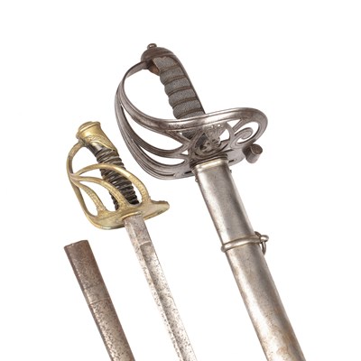 Lot 305 - A 19th century British officers sword and...