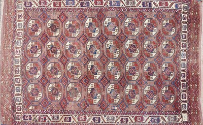 Lot 1383 - An early 20th-century hand-woven Teke Turkomen rug