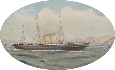 Lot 220 - English school (19th century) The Royal yacht '...