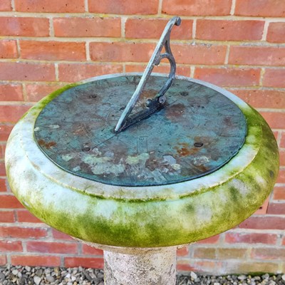 Lot 1500 - A Portland Stone sundial