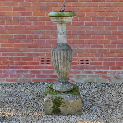 Lot 1500 - A Portland Stone sundial