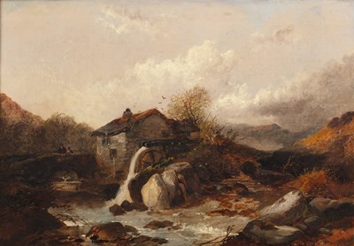 Lot 321 - Joseph Horlor (1809-1887) Landscape with...