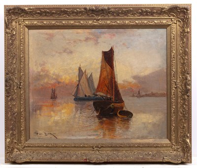 Lot 323 - Auguste van Hier (19th/20th century) Fishing...