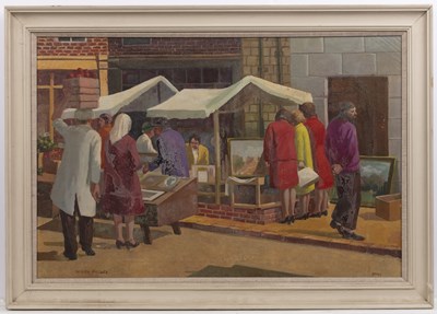 Lot 224 - Sheila Banks (20th century) 'Camden passage',...