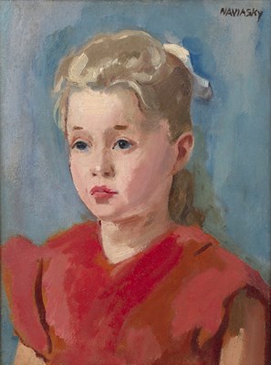 Lot 343 - Philip Naviasky (1894-1983) Portrait of Julie,...