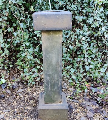 Lot 1475 - An old stone sundial