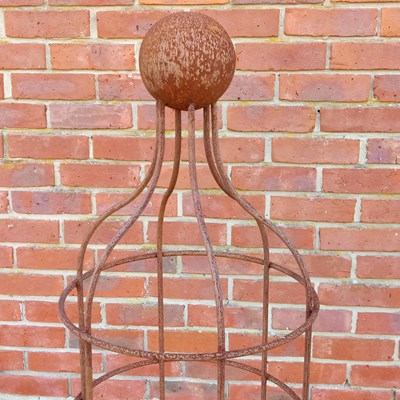 Lot 1554 - A wrought iron plant support